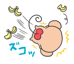 monkey mascot sticker #9869397