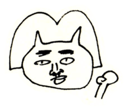 an ugly lady dog sticker #9870108