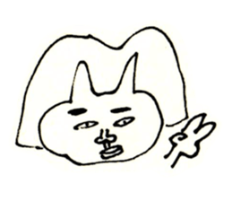 an ugly lady dog sticker #9870109