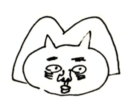 an ugly lady dog sticker #9870123