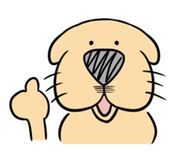 Anime Style Retriever Dogs sticker #9870496