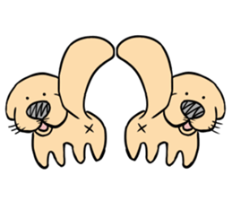 Anime Style Retriever Dogs sticker #9870498