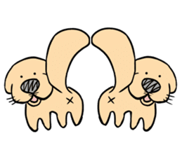 Anime Style Retriever Dogs sticker #9870498