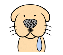 Anime Style Retriever Dogs sticker #9870513