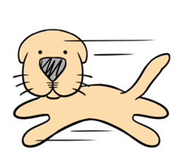 Anime Style Retriever Dogs sticker #9870520