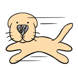 Anime Style Retriever Dogs sticker #9870520