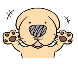 Anime Style Retriever Dogs sticker #9870522