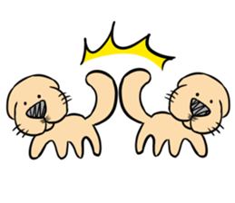 Anime Style Retriever Dogs sticker #9870523