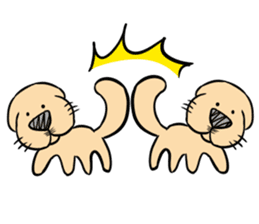 Anime Style Retriever Dogs sticker #9870523