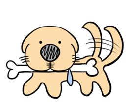 Anime Style Retriever Dogs sticker #9870524