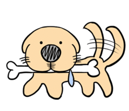 Anime Style Retriever Dogs sticker #9870524