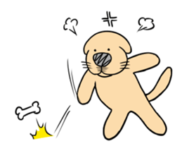 Anime Style Retriever Dogs sticker #9870525