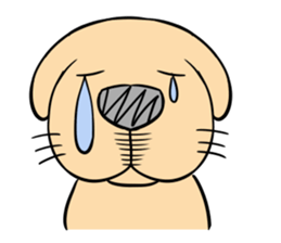 Anime Style Retriever Dogs sticker #9870531