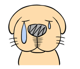 Anime Style Retriever Dogs sticker #9870531