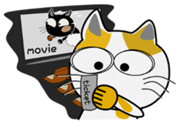 Mi-ke cat Mimi 3rd sticker #9870602