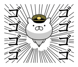 Military cat 2 sticker #9870905