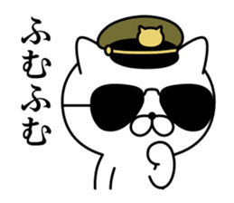 Military cat 2 sticker #9870928