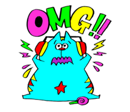 Colorful Monster's part 2. sticker #9871618