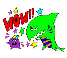 Colorful Monster's part 2. sticker #9871623