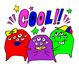 Colorful Monster's part 2. sticker #9871625