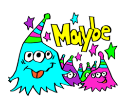 Colorful Monster's part 2. sticker #9871638