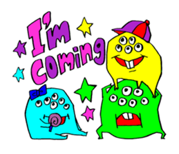 Colorful Monster's part 2. sticker #9871639