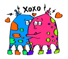Colorful Monster's part 2. sticker #9871642