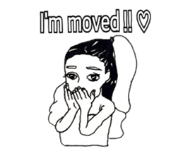 Women stickers  -English ver.- sticker #9871896