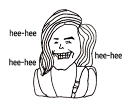 Women stickers  -English ver.- sticker #9871902