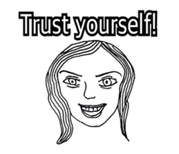 Women stickers  -English ver.- sticker #9871903