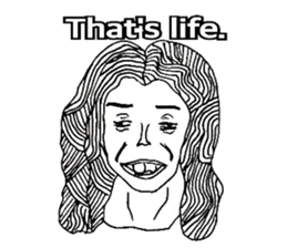 Women stickers  -English ver.- sticker #9871904