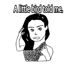 Women stickers  -English ver.- sticker #9871910