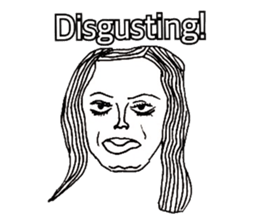 Women stickers  -English ver.- sticker #9871912