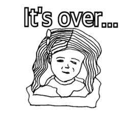 Women stickers  -English ver.- sticker #9871913