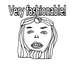 Women stickers  -English ver.- sticker #9871915