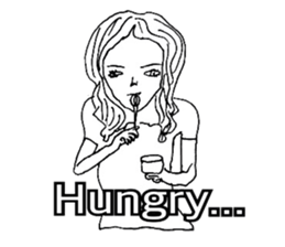 Women stickers  -English ver.- sticker #9871924