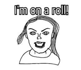 Women stickers  -English ver.- sticker #9871927