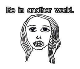 Women stickers  -English ver.- sticker #9871931