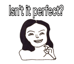 Women stickers  -English ver.- sticker #9871934