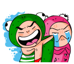 Chay Kob and Girlfriend 3 (Ying Pink) sticker #9872165