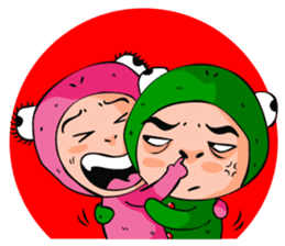 Chay Kob and Girlfriend 3 (Ying Pink) sticker #9872167