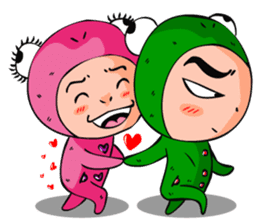 Chay Kob and Girlfriend 3 (Ying Pink) sticker #9872169