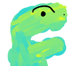 Bad oil painting sticker #9872265