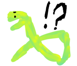 Bad oil painting sticker #9872266