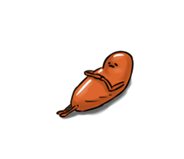 Now Wiener sausage stamp. sticker #9872618