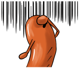 Now Wiener sausage stamp. sticker #9872626