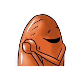 Now Wiener sausage stamp. sticker #9872631