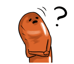 Now Wiener sausage stamp. sticker #9872649