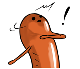 Now Wiener sausage stamp. sticker #9872650