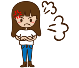 Sweet girl from Taiwan sticker #9873027